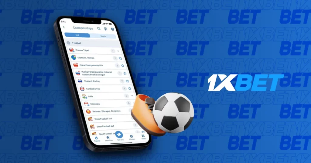 Stratégie de paris football chez 1xBet Nigeria