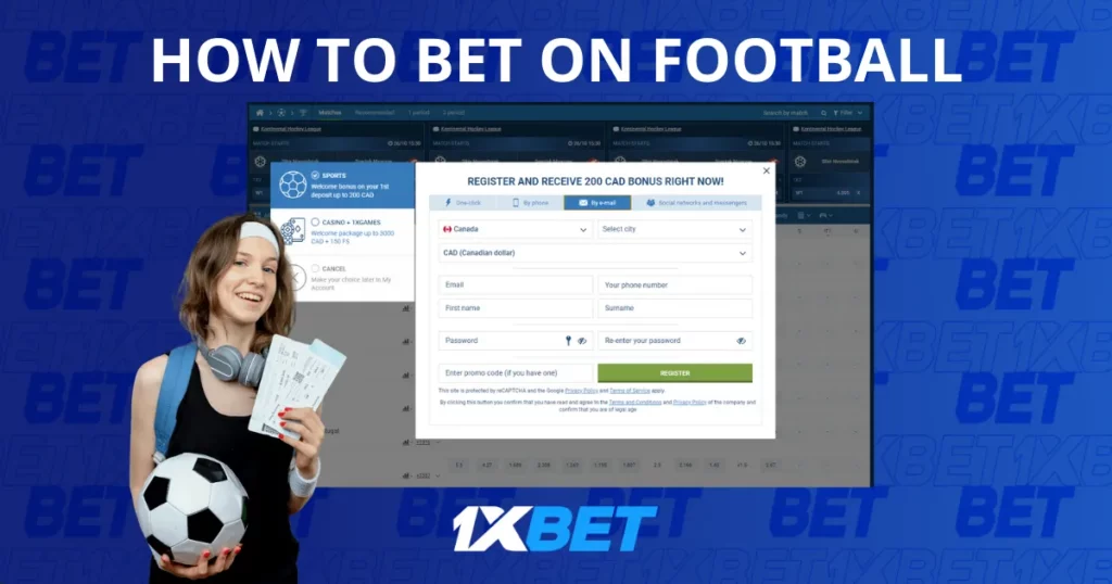 Paris football 1xBet pour débutants